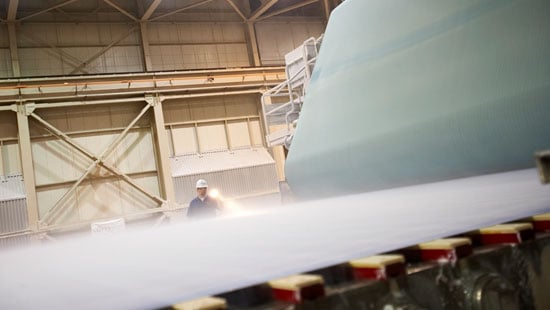 Inside a paper plant