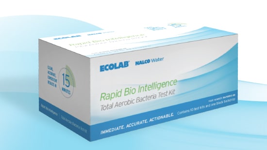 Nalco Water's Rapid Bio Intelligence test kit product.