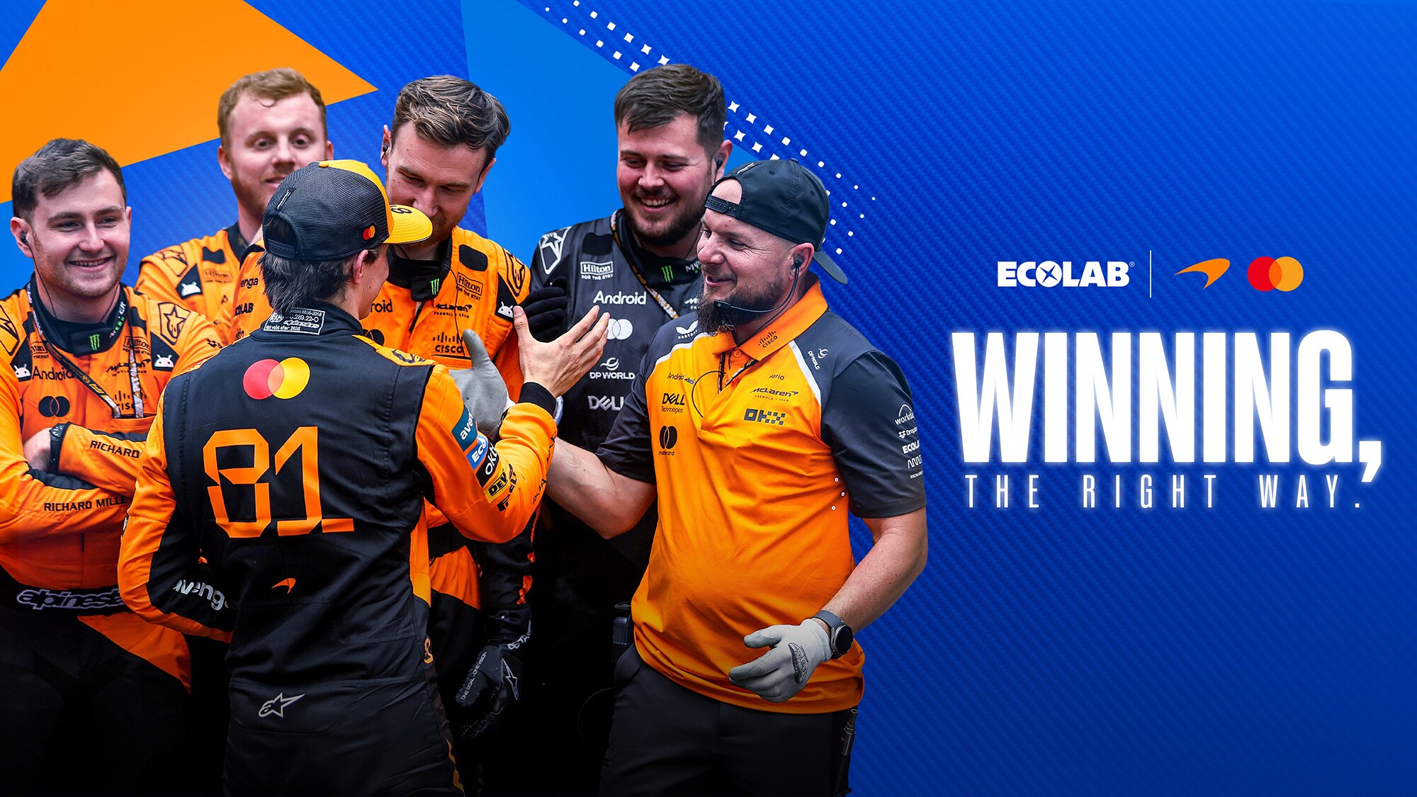Ecolab, McLaren Racing and Master Card, Winning the Right Way