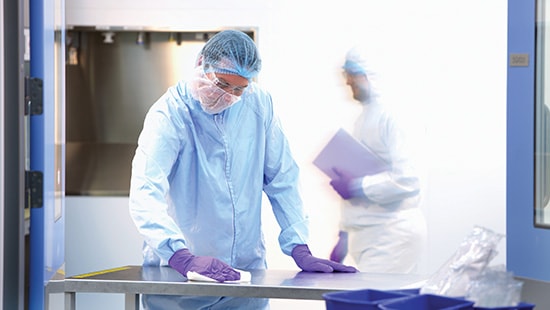 Pharmaceutical plant cleaning