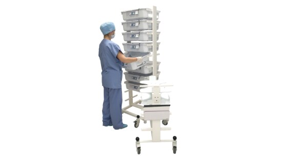 Soluscope Trolley & Soluscope Rack - Rack Trolley